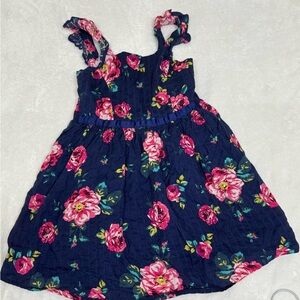 Floral Kids Dress with Ruffle Straps